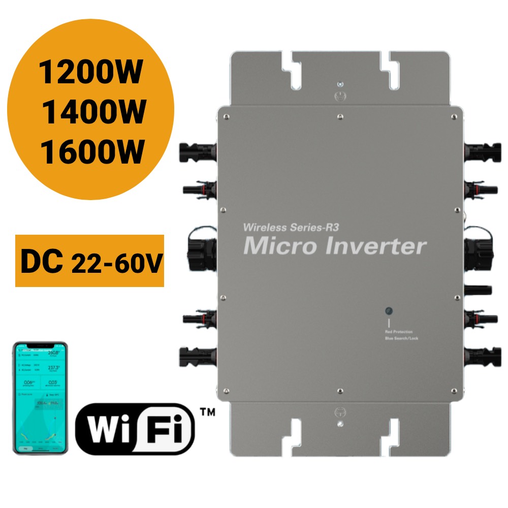 Micro Inverter 1400W Solar Grid Tie - Grid Tie Watt Солнечный микроинвертор 1200
